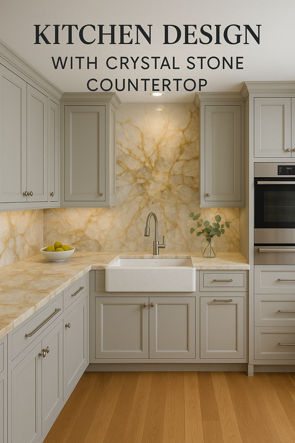 crystal stone in interior design