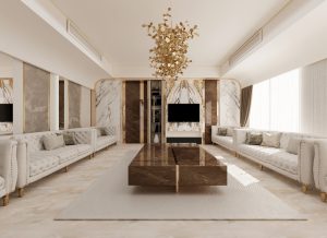 Stylish and Simple: Modern Majlis Design in Al Garhoud