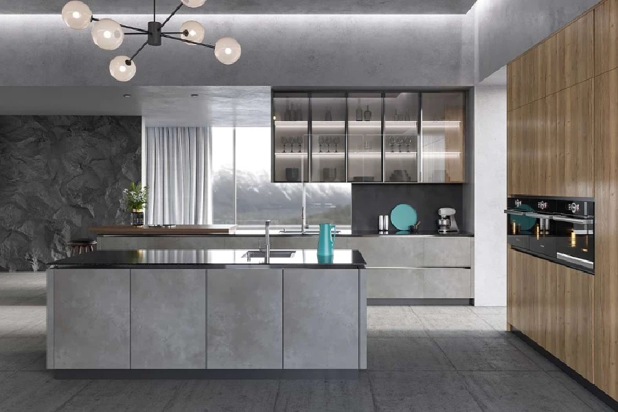 Luxury Villa Kitchen Design Dubai