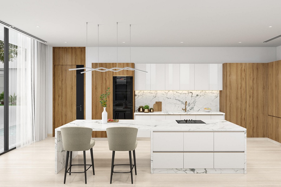 Luxury Villa Kitchen Design Dubai