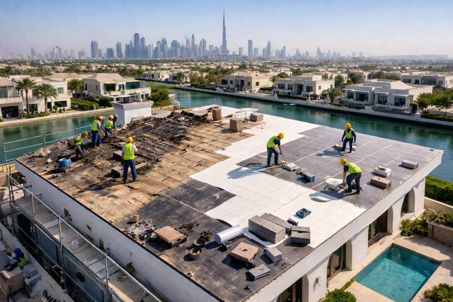 Villa Roof Renovation Dubai